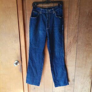 Vintage Cheryl Tiegs Denim Jeans Straight Leg High Rise 27" Waist Womens Size 4